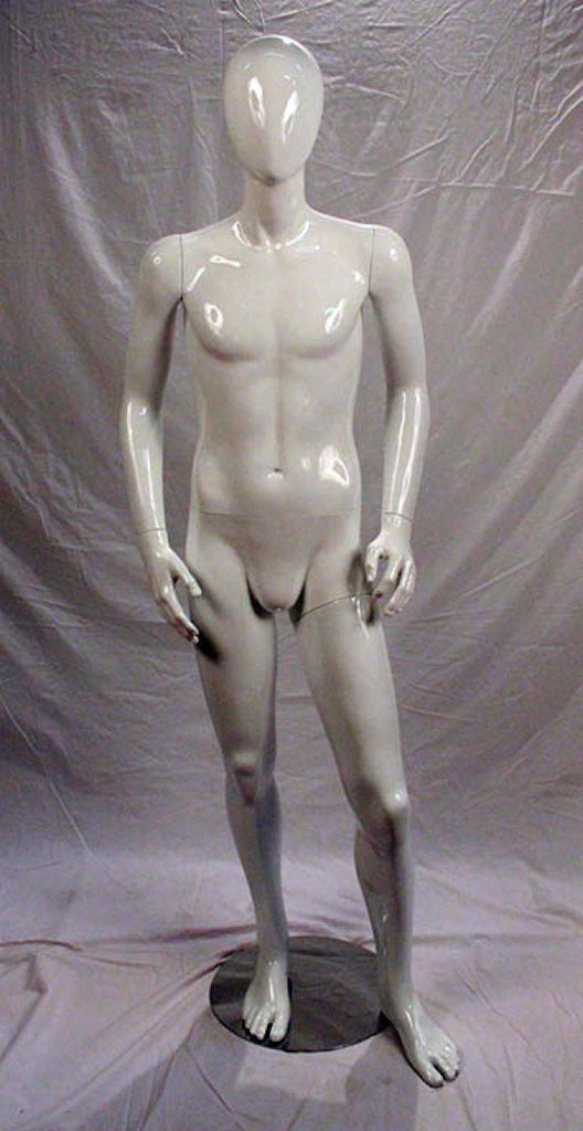 sitting plastic body molds faceless mannequin